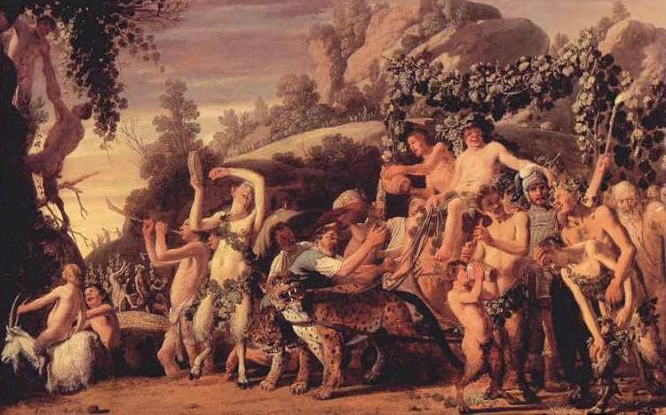MOEYAERT, Claes Cornelisz. Triumph of Bacchus ga China oil painting art